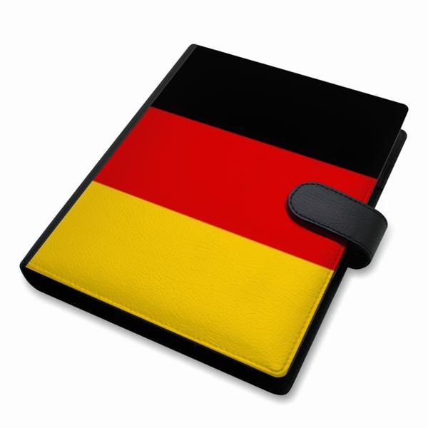 

GRANDSALE Binder Bendera Jerman Germany Flag Notebook A5 dan Loose Leaf 100 Lembar Gambar 1 Sisi