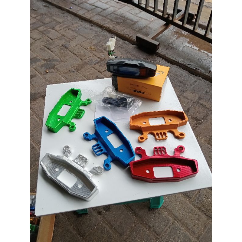 Speedometer ktm digital dan cover spido CNC PNP shock ninja r RR GL MP tiger