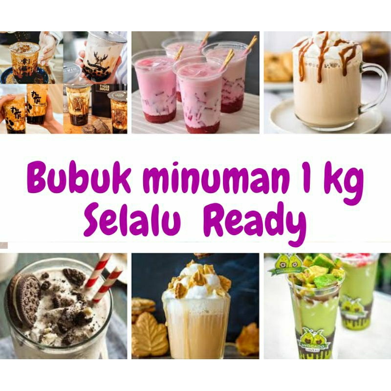 MINUMAN BUBUK /PAKET BUBUK MINUMAN ES BUAH SEGAR / AGEN MINUMAN SACHET/BUBUK MINUMAN BOBA / SERBUK M