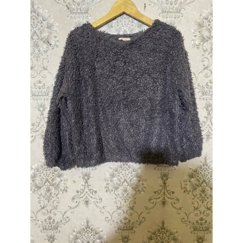 fuzzy bulu wanita/atasan fuzzy/fuzzy bulu halus/fuzzy import wanita/sweater fuzzy bulu