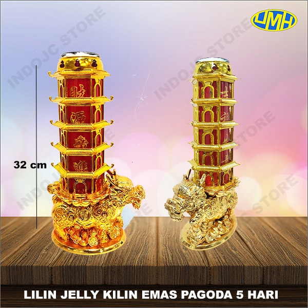 Lilin Jelly imlek Kilin Pagoda 5 hari puja sembahyang
