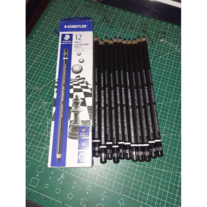 

READY PENSIL PENEBAL CRAYON STAEDTLER 8B BLACK made in Germany