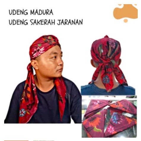 Segitiga Madura Sakerah Sakera jaranan Udeng Halus | Udeng Batik Segitiga | Udeng madura sakerah