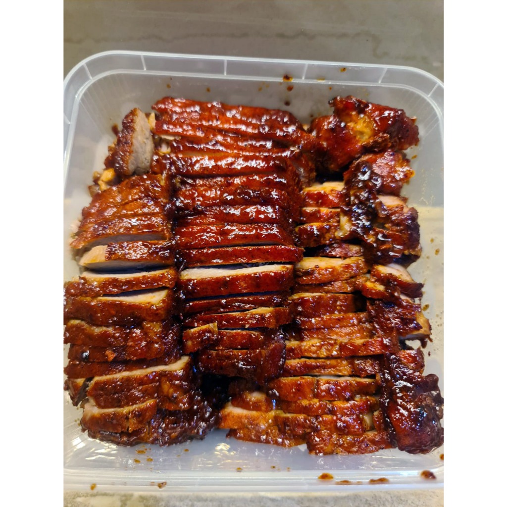 

Pork Charsiu Premium 500 gr / Babi Panggang Merah / Charsiu pork Panggang / Chasao Home Made