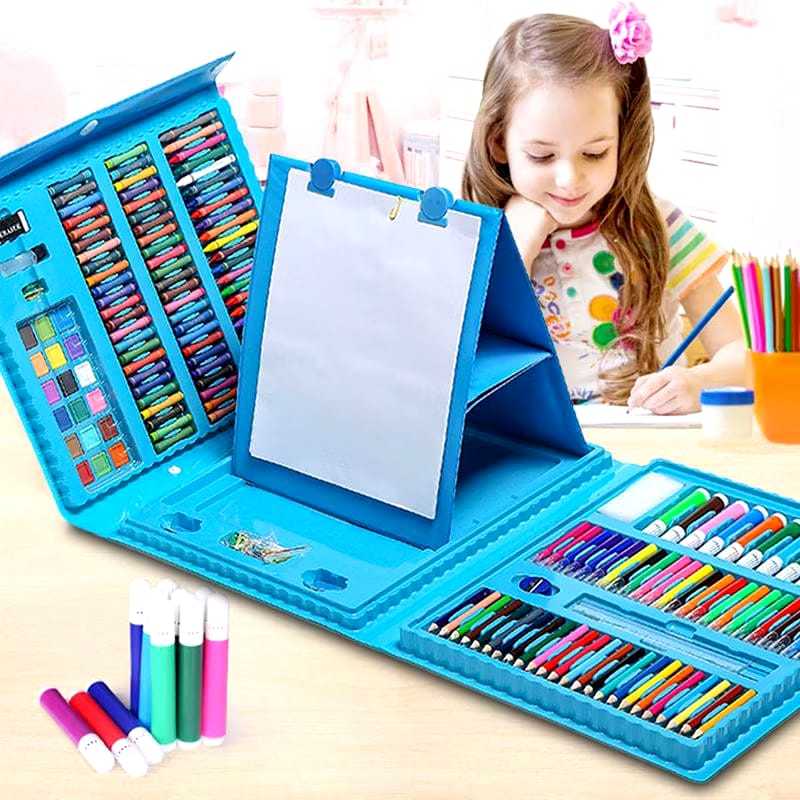 

HJK {GC} Crayon Pensil Warna Art Set Pensil Warna KRAYON 208 PCS