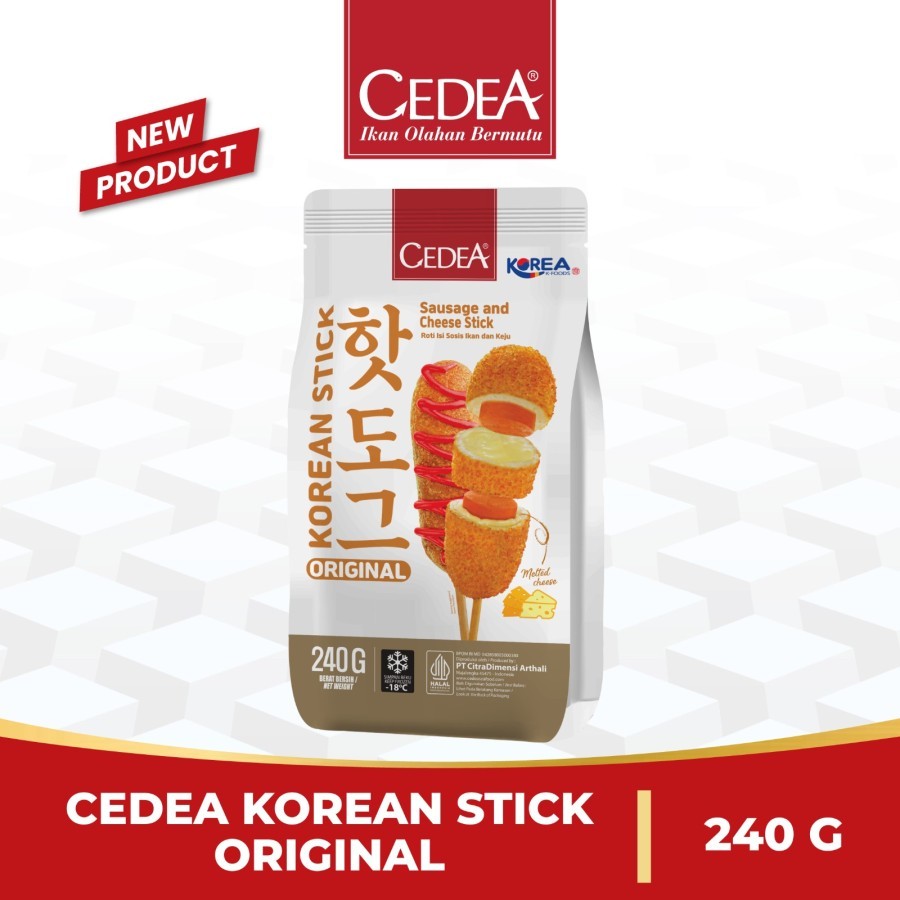 

Cedea Corndog korean stick Sosis Original 240gr | Festive Frozen Food
