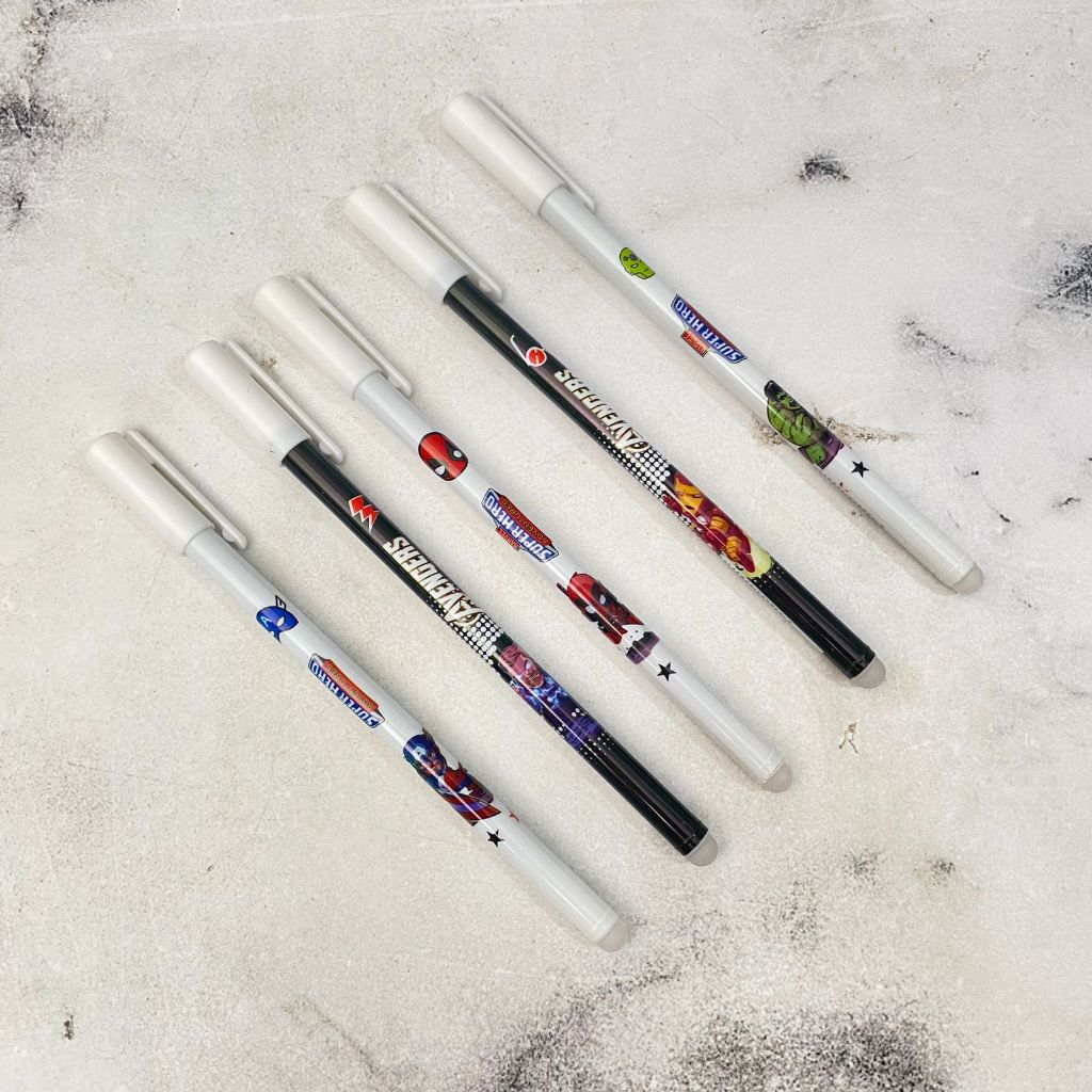 

Pulpen Erasable Motif Avenger Cute Lucu 1 PCS Tinta hitam bisa dihapus / (1 PCS) Pen Bisa Di Hapus Model Super Hero Unik Imut Stationary Fancy Kekinian Terlaris Kualitas Terbaik Harga Termurah Bisa Grosir dan COD