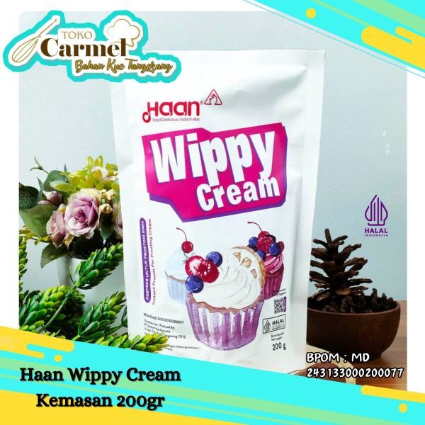 

HAAN Wippy Cream 200gr (Pouch) - Whipping Cream Bubuk Instant