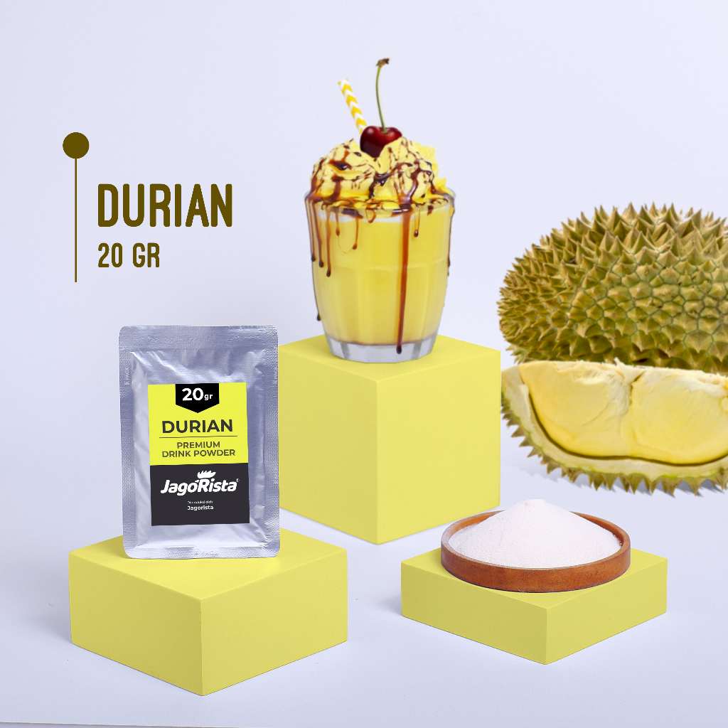 

Jagorista Bubuk Minuman Durian 20 gr Sachet Kualitas Premium