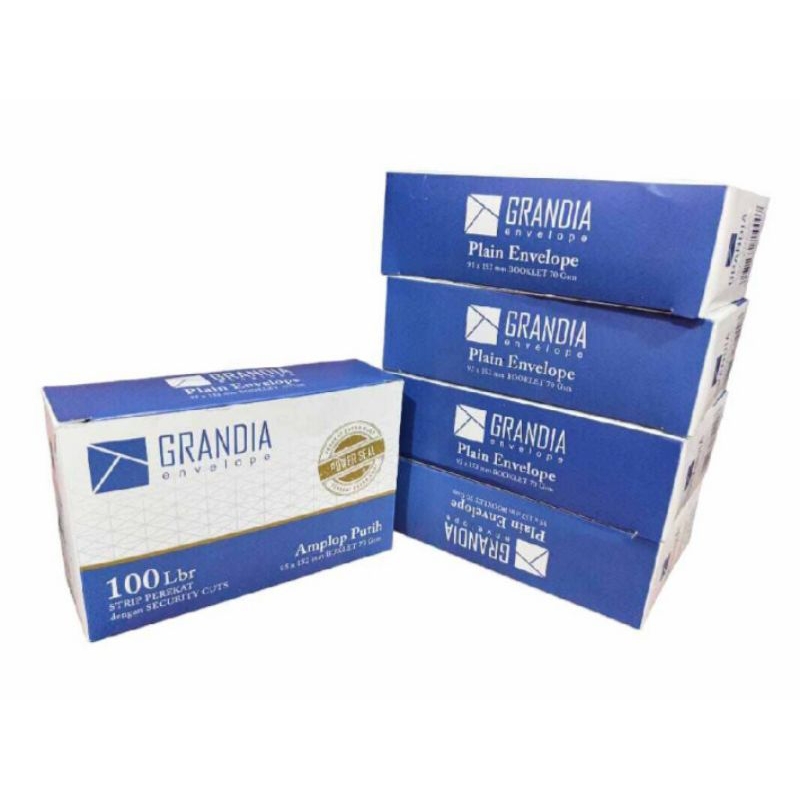 

COD amplop GRANDIA isi 100 pcs polos putih tebal