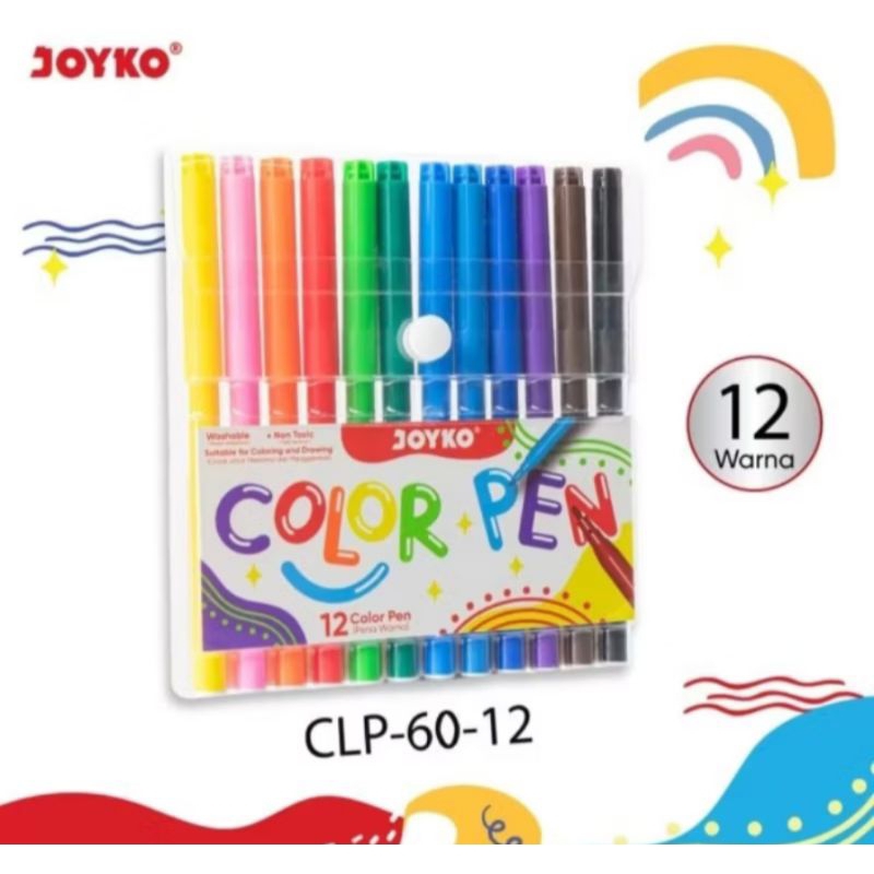 

COLOR PEN/SPIDOL JOYKO 12 WARNA CLP-60-12