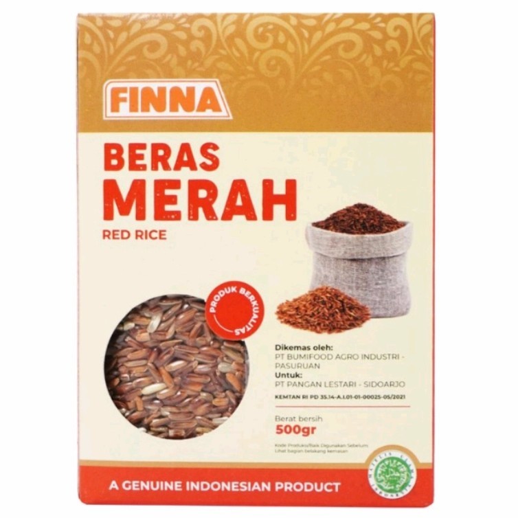 

FINNA Beras Merah Kemasan 500gr