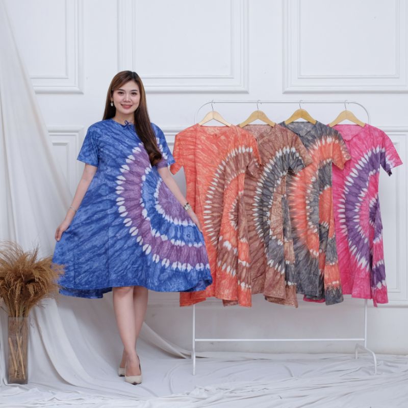daster kaos daster kaos pelangi baju tidur wanita daster kaos tie dye daster kaos tali kaos wanita d