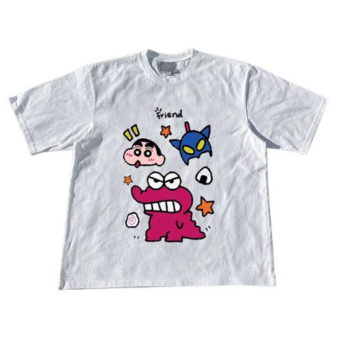 KAOS T-SHIRT KARTUN SINCHAN LUCU PRIA WANITA UNISEX