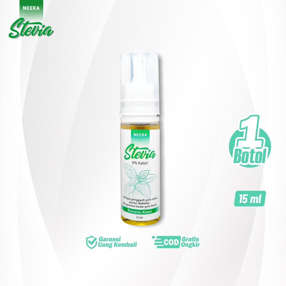 

Neera Stevia Tetes Pemanis Alami Rendah Kalori Kemasan 15ml