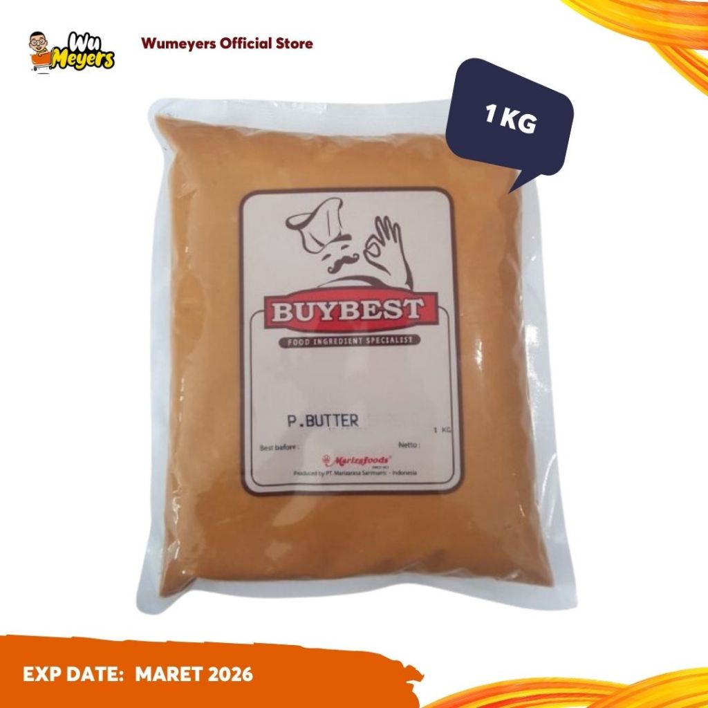 

BuyBest Peanut Butter Jam - Selai Toping Kacang Refill 1kg