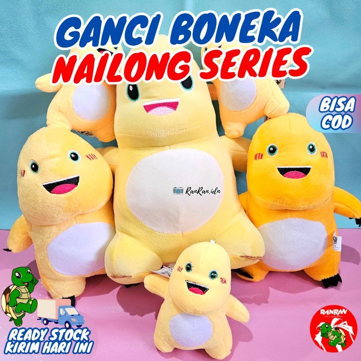 Boneka Nailong/ Ganci Boneka Nailong/ Gantungan Kunci Nailong/ Boneka Dino Kuning