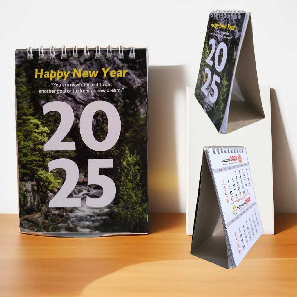 

KALENDER MEJA MINI TAHUN 2025 UK.10X17 PREMIUM DESIGN