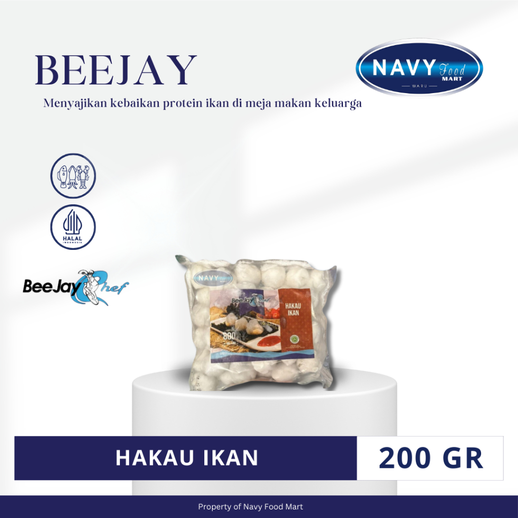 

BEEJAY HAKAU IKAN FROZEN 200 GR / HAKAU