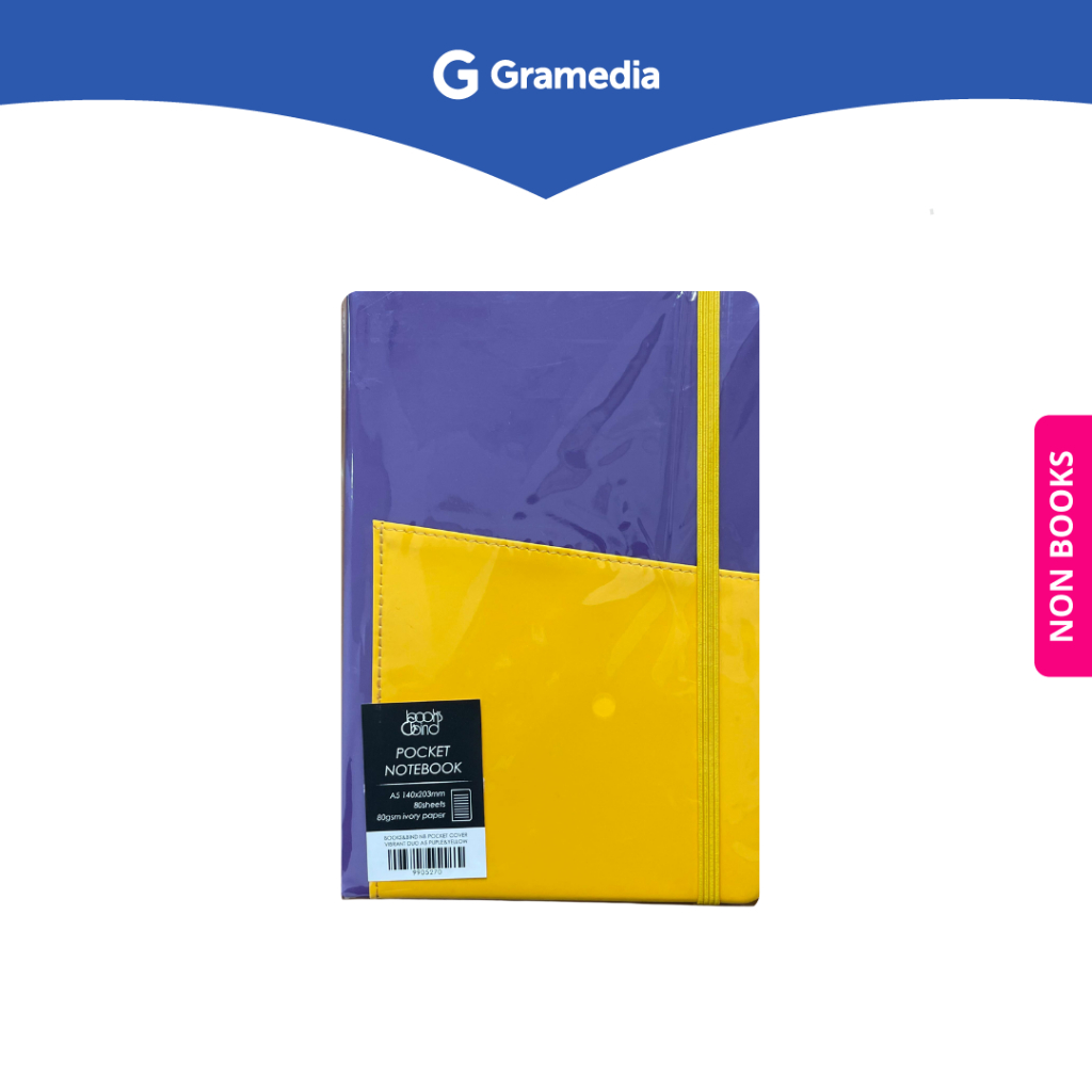 

Gramedia Depok - BOOKS&BIND NB POCKET COVER VIBRANT DUO A5 PUPLE&YELLOW