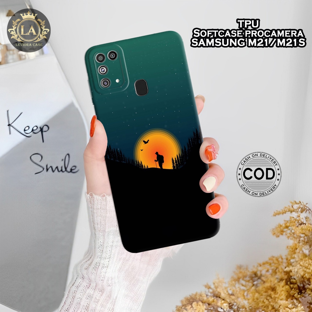 Case Samsung M21 / M21s Terbaru - Leviora Case - Fashion Case Bulan - Softcase Samsung M21 / M21s - 