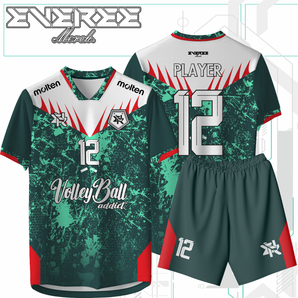 JERSEY VOLLY MOUNTAIN STRADA BAJU VOLI COWOK CEWEK FULL PRINT GRATIS NAMA,TEAM,SPONSOR,NOMOR,LOGO