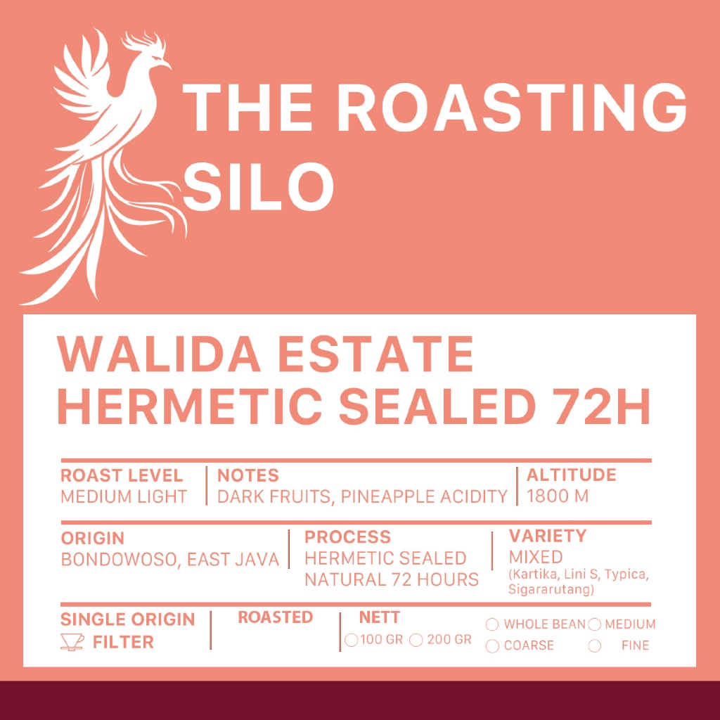 

Walida Estate Hermetic Sealed 72H - Biji Kopi Arabika - The Roasting Silo