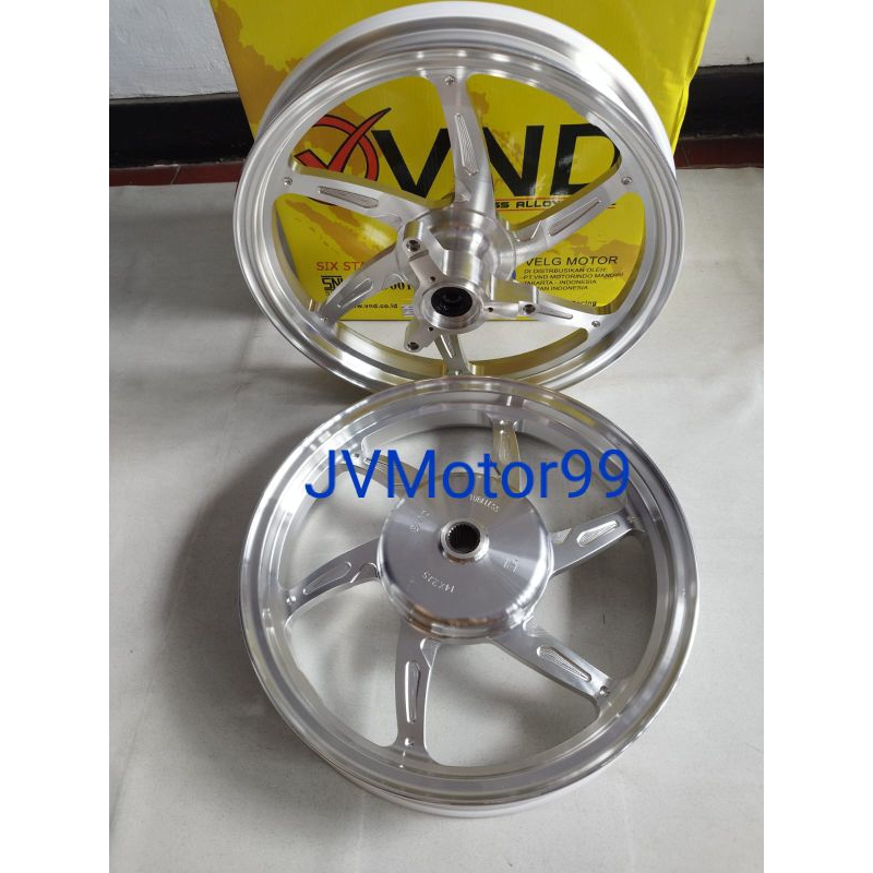 Velg VND Six Star V2 ring 14 Aerox 155/ All new aerox velg vnd