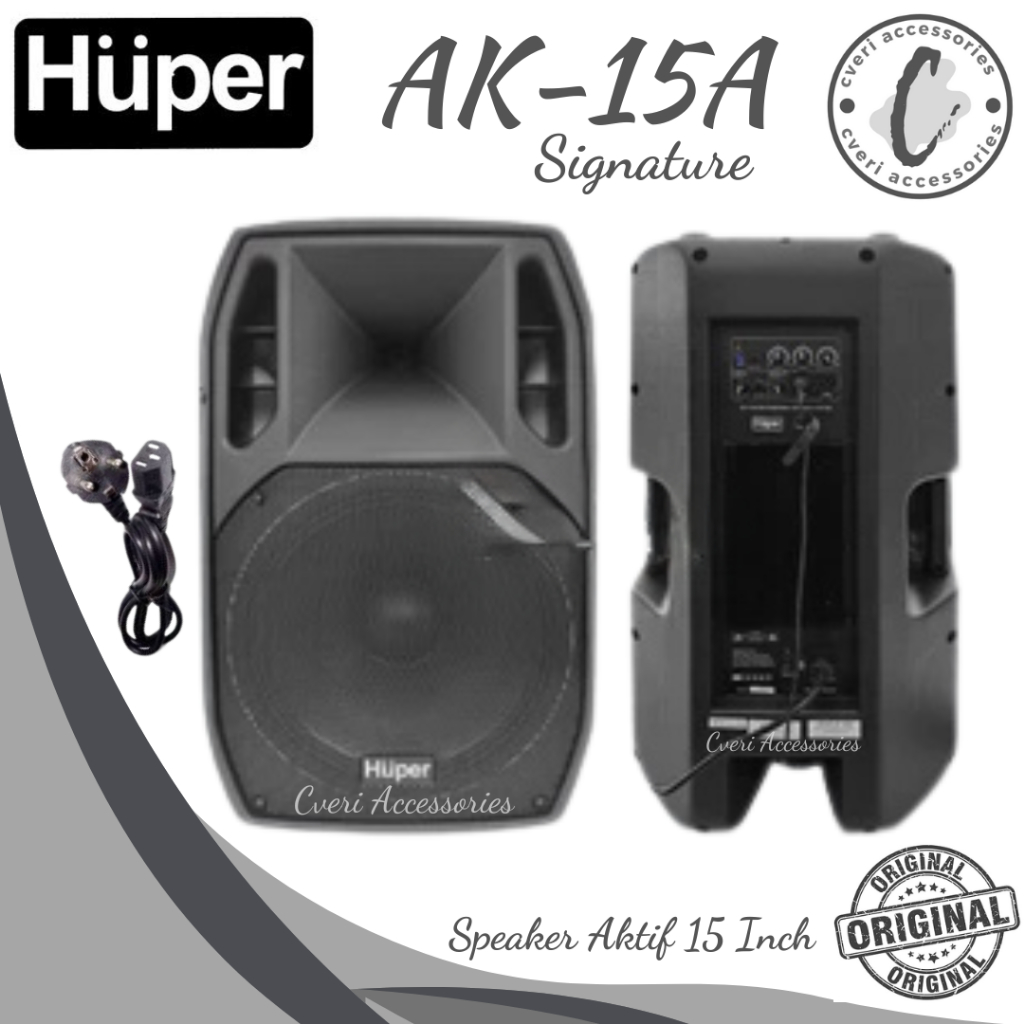 Huper AK15A Signature 15-Inch Speaker Aktif Huper AK-15A Signature