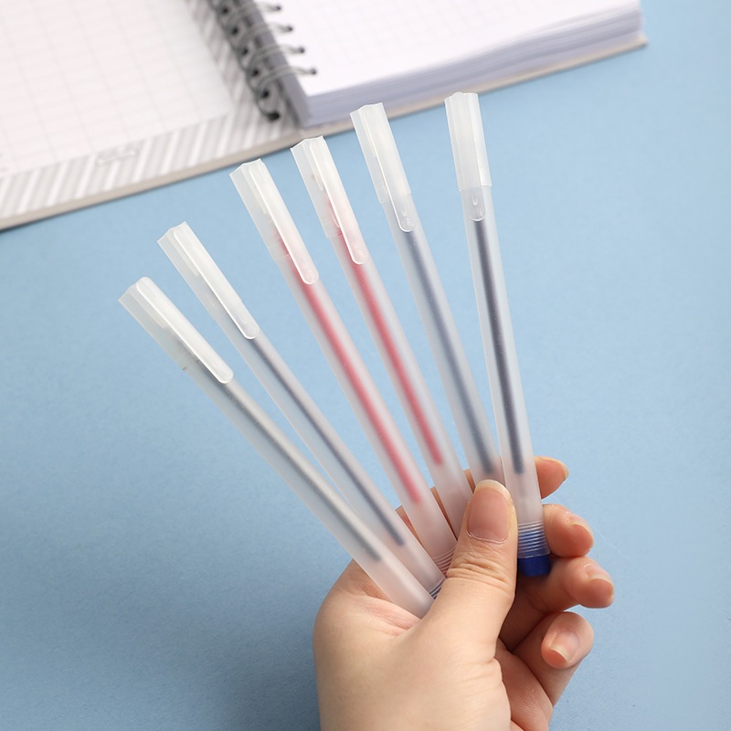 

PULPEN GEL MUJI TRANSPARENT / PEN AESTHETIC / TINTA HITAM - 1 PCS