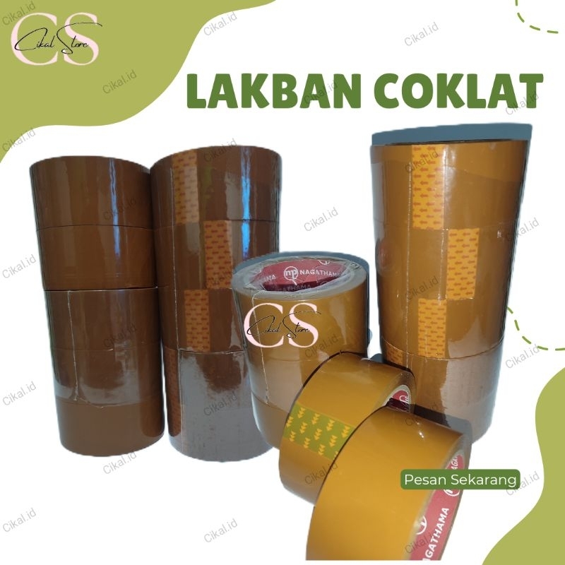 

Lakban Coklat 2 inch 90 yard / 24 mm Isolasi Tebal Ekonomis