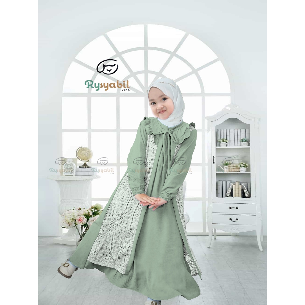 PAKET HEMAT SALSA DRESS GAMIS ANAK PEREMPUAN GAMIS ANAK TANGGUNG 2-10 TH GAMIS BRUKAT GAMIS PESTA