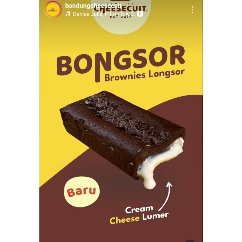 

(Po Ready sabtu) BONGSOR/BROWNIES LONGSOR (INSTAN/SAMEDAY)
