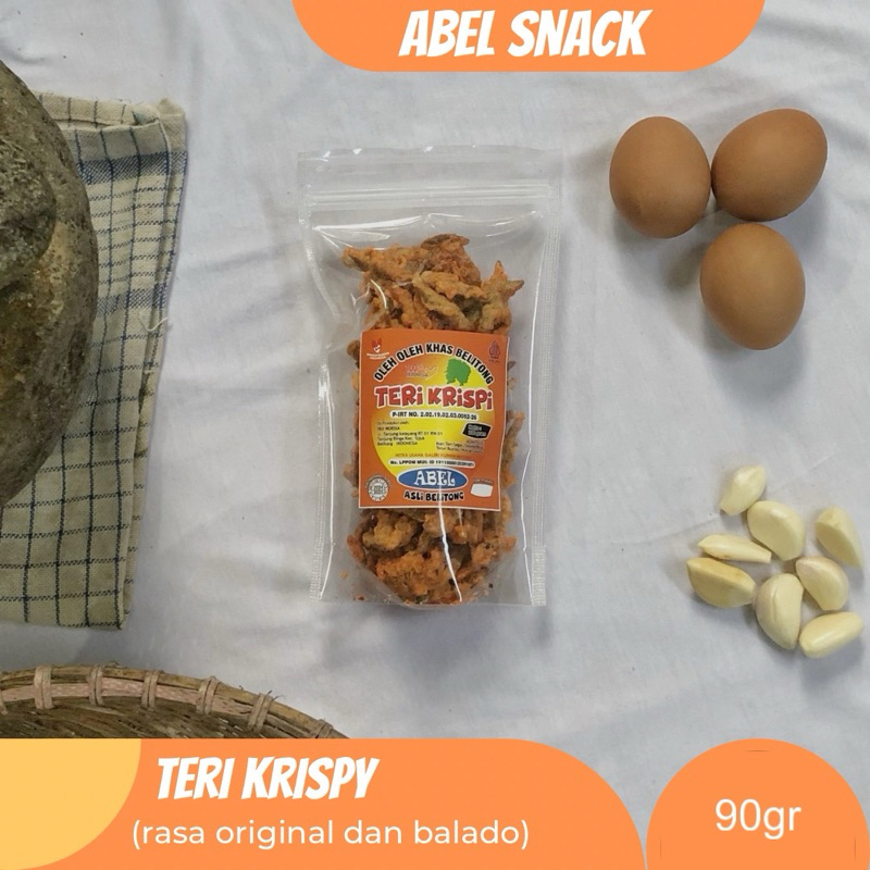 

Teri krispy super abel asli belitung neto 90gr No 1 di belitung