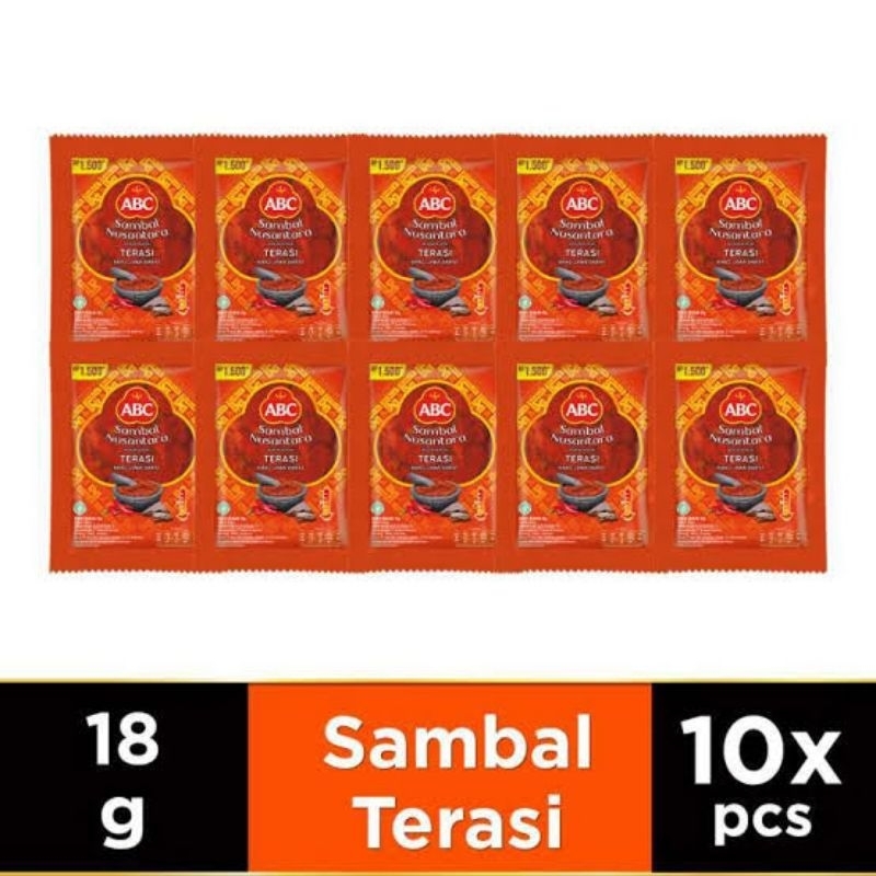 

ABC SAMBAL TERASI PCK 20/18GR | SEMBAKOKU_NOONA