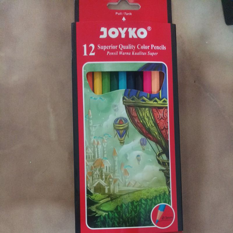 

harga promo...pensil 12warna panjang cp100 joyko.