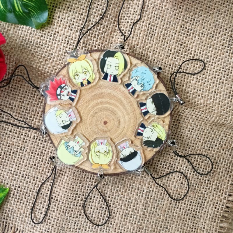 CANDIESHOP - MASHLE Phone Strap Anime Keychain | Gantungan HP | Gantungan Kunci Anime