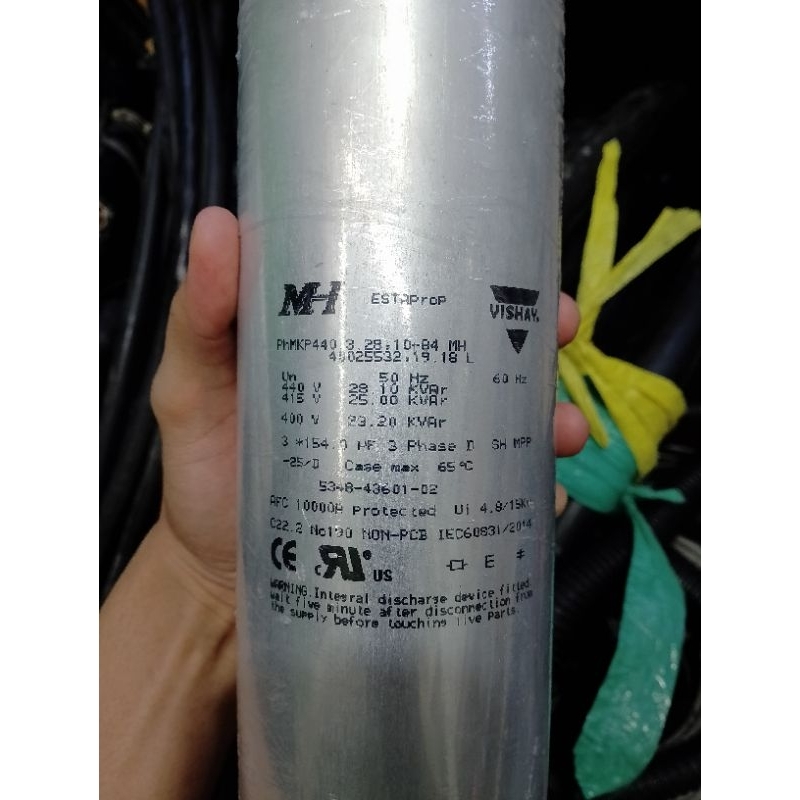 KAPASITOR/CAPACITOR VISHAY 25KVAR KAPASITOR BANK 3 PHASE 415V