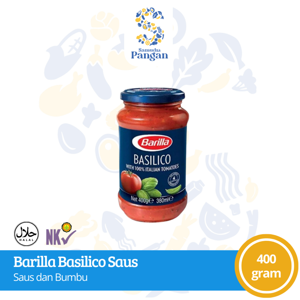 

Barilla Basilico Sauce Pasta 400 gram