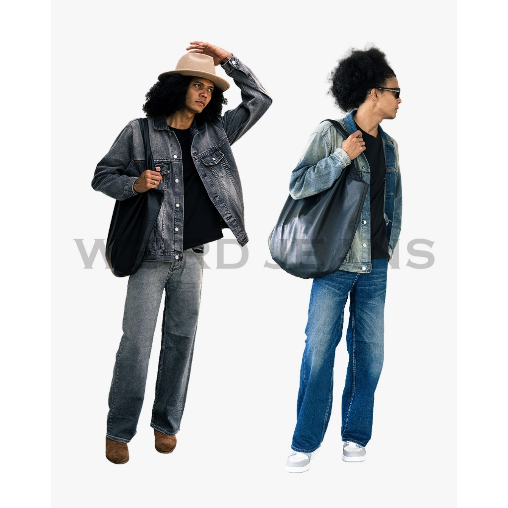 Weird Jeans Baggy Celana Jeans Panjang Pria