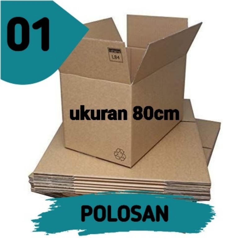 

kardus bungkus paket olosan ukuran 80cm