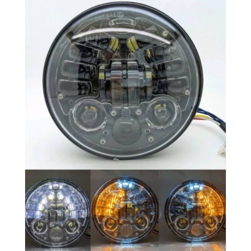 LAMPU DAYMAKER UJURAN 5,7INCH PNP BATOK L2G CB YL CD90