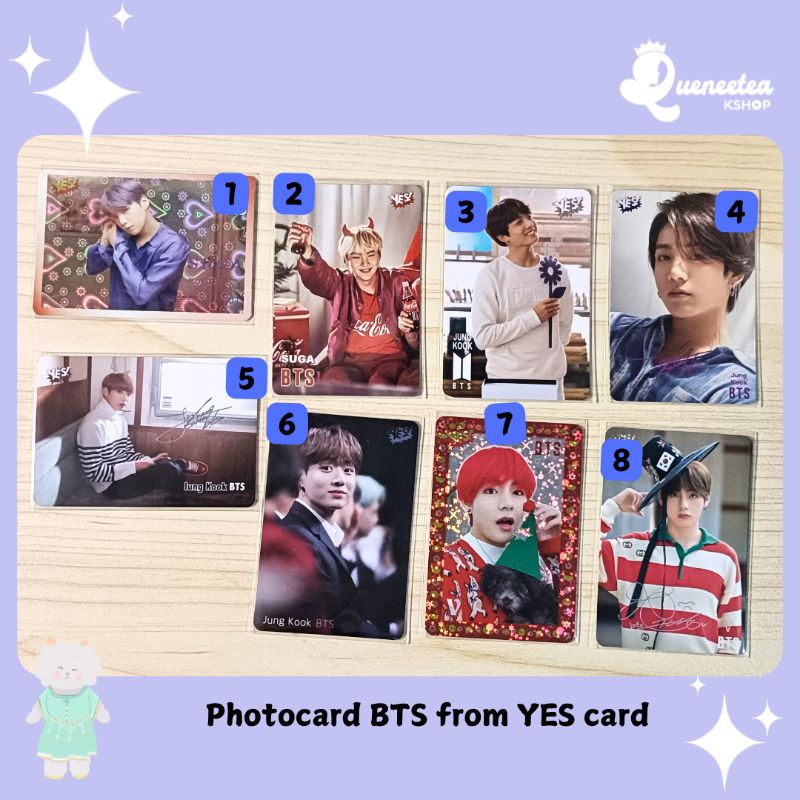PHOTOCARD BTS FROM YES CARD