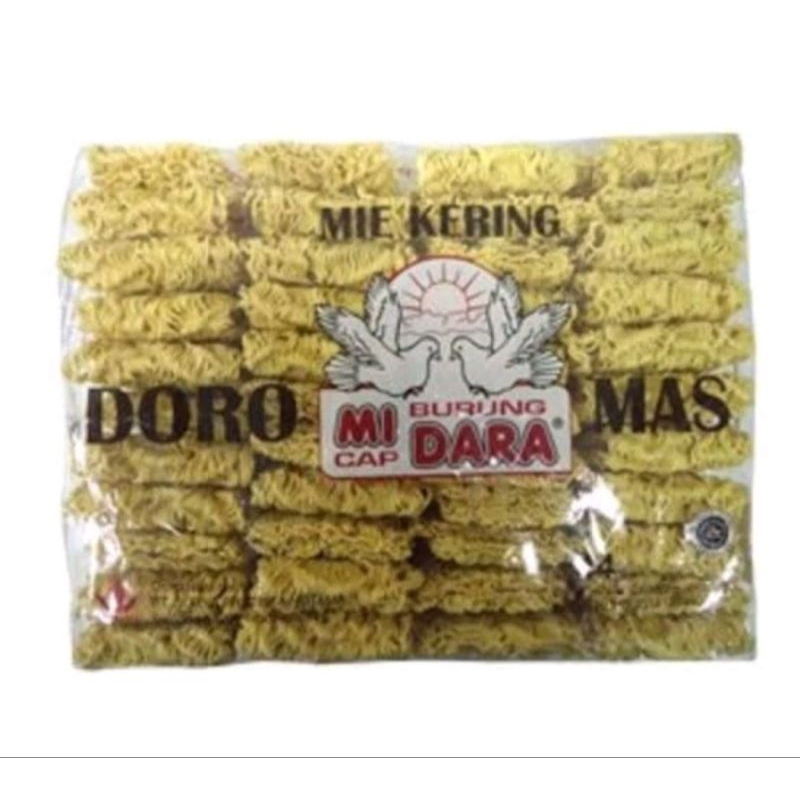 

Mie Kering Doromas Burung Dara 2,25 kg isi 44 Keping