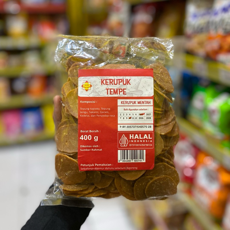 

SUR Kerupuk Tempe Mentah 400gr