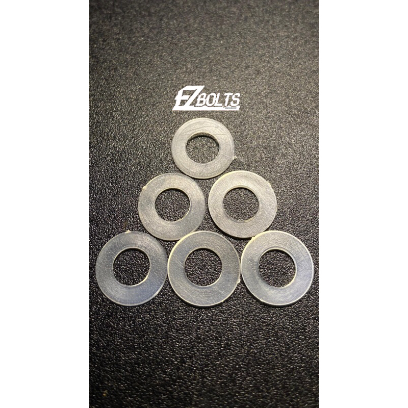 RING PLASTIK M6 ( PUTIH )