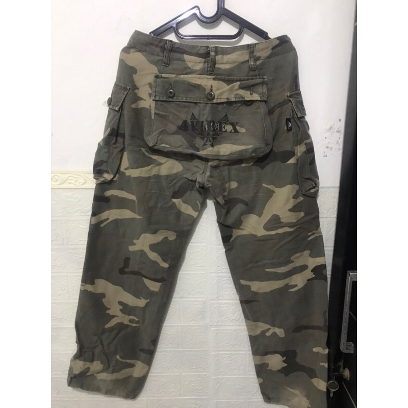 cargo camo vintage avirex mnkey pants