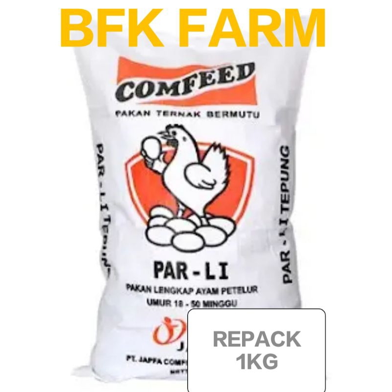 Comfeed Par-Li Pakan Lengkap AYAM Petetelur UNR 18 - 50 MINGGU