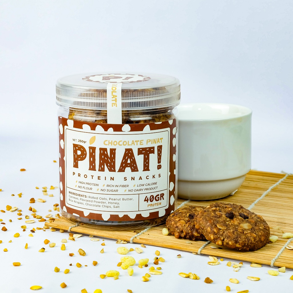 

PEANUT OATMEAL PROTEIN DIET COOKIES | CHOCOLATE PINAT