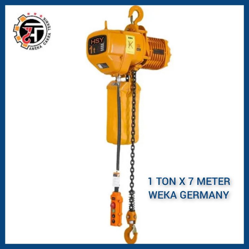 electric chain hoist 1 ton 7 meter 380V WEKA germany